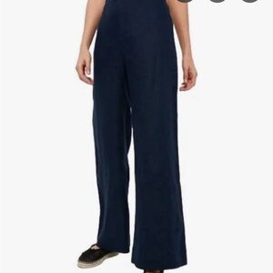 Tuckernuck Wide-Leg Women's Linen Pants in Navy